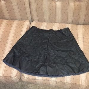 Leather skirt